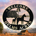 Horse Barn Monogram monogram metal shop