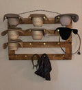 The 9-Hatter: Horizontal Wall-Hanging Western Organization The Hat Rack Guy