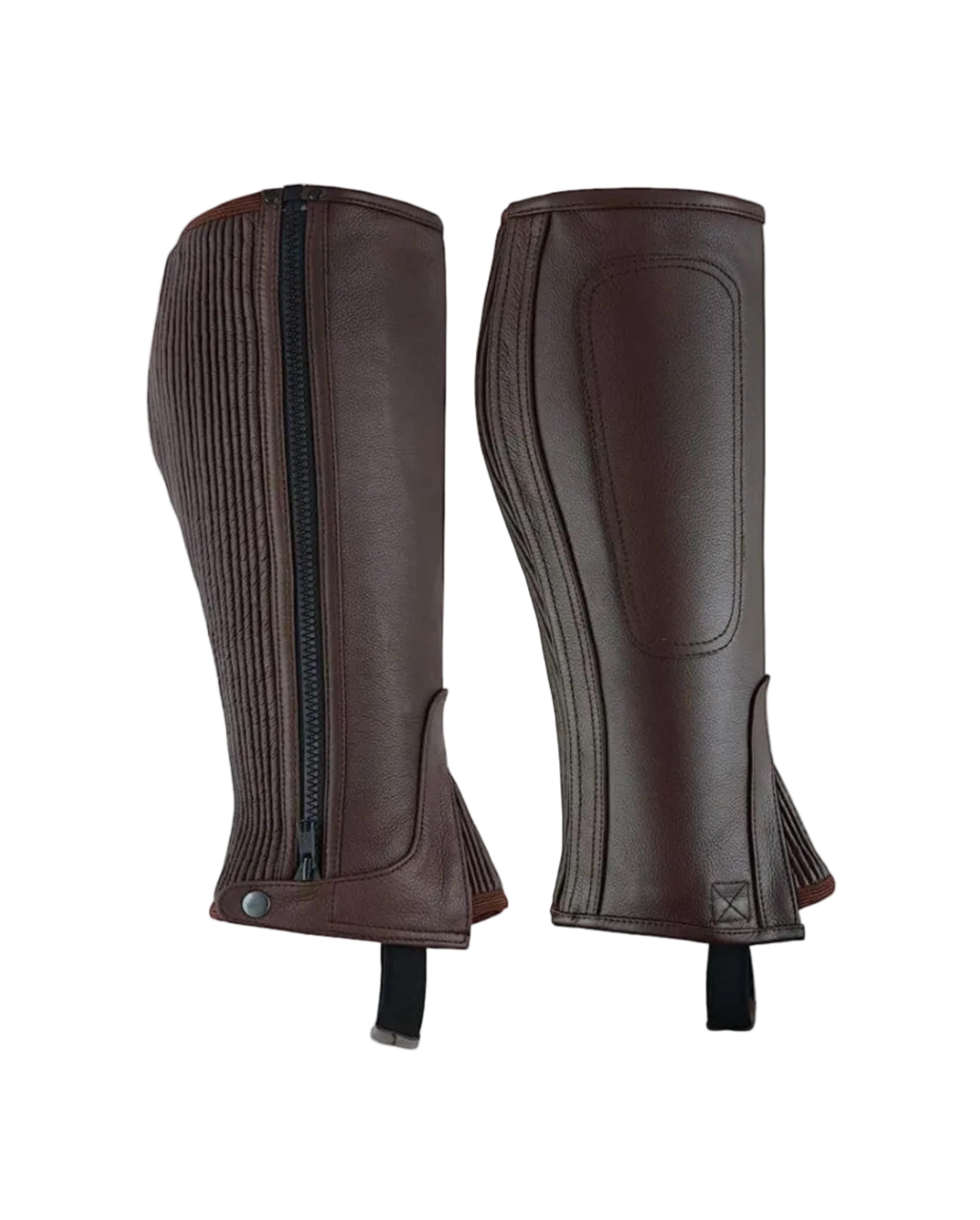 Half Chap Real Leather for Rider Classic Riding Gear
