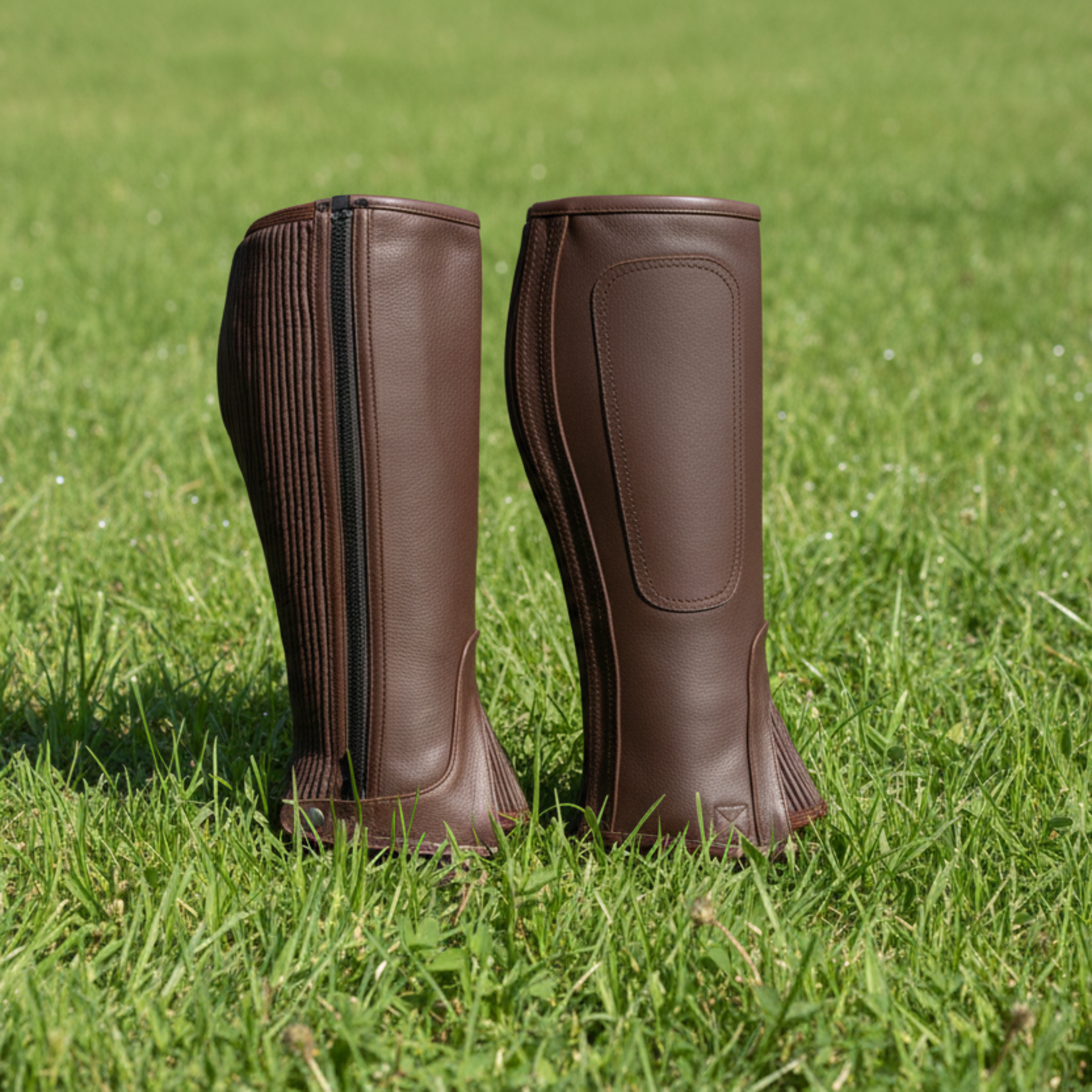 Half Chap Real Leather for Rider Classic Riding Gear