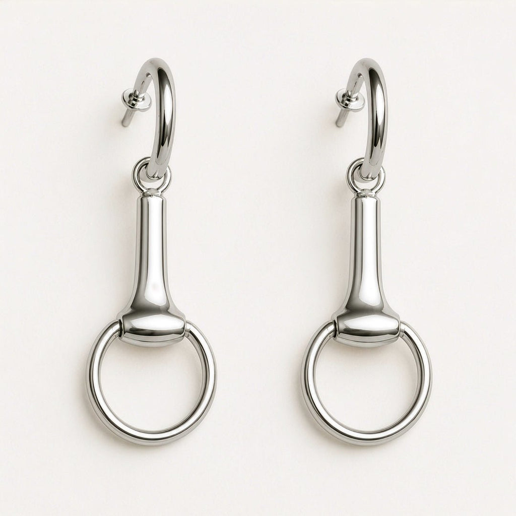 Odeza - Wrap Around Horse Bit Bracelet in Silver & Black Urban-Equestrian