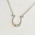 Omega - Equestrian Horseshoe Necklace in Silver Urban-Equestrian