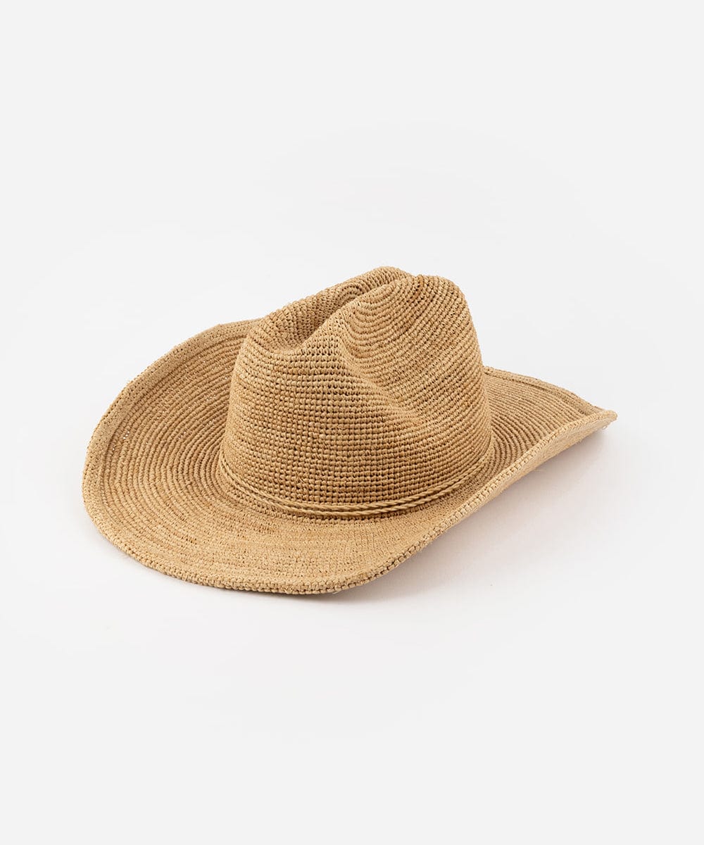 Ames Packable Straw Cowboy Hat GIGI PIP